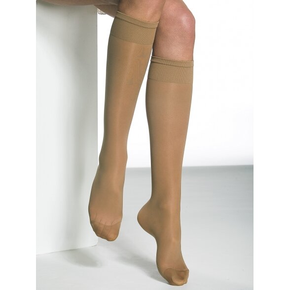 SOLIDEA Miss Relax 70 sheer moteriškos kompresinės kojinės iki kelių 2