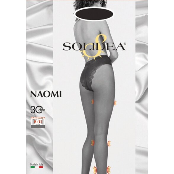 SOLIDEA Naomi 30 Sheer kompresijas zeķubikses 2