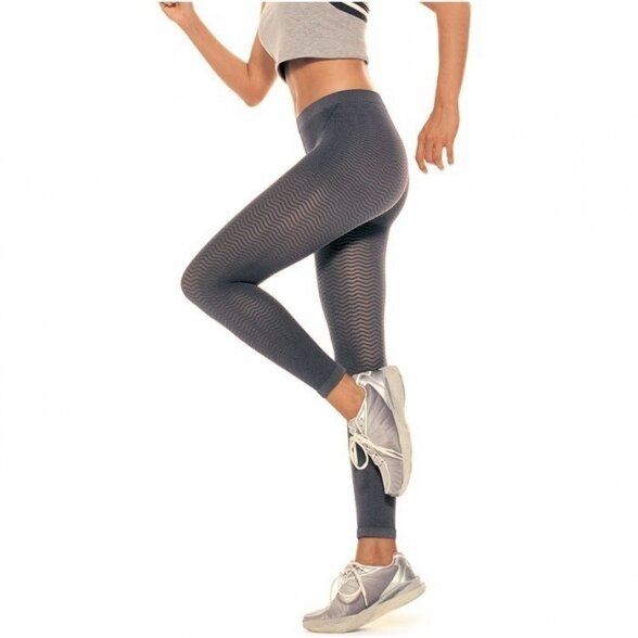 SOLIDEA Silver Wave Long anticellulite massaging leggings