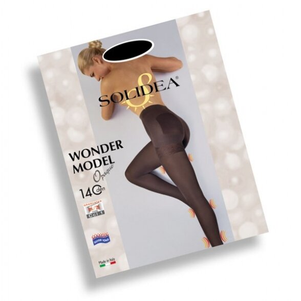 SOLIDEA Wonder Model opaque 140 kompresinės pėdkelnės 1