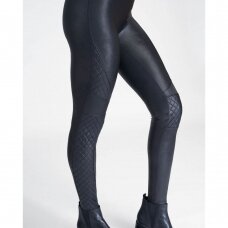 Spanx BBW size 1X Very Black Ponte Shaping Leggings Style FL4915 NWT