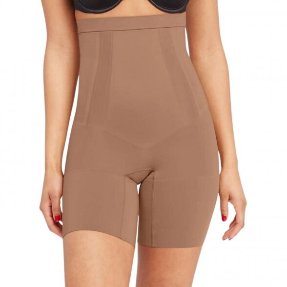 SPANX OnCore high-waisted mid-thigh shaping short, Shaping slips, shorts, Models of shapewear, Shapewear & bodyshapers, Control underwear, Underwear