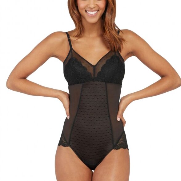 spanx women's spotlight on lace bodysuit