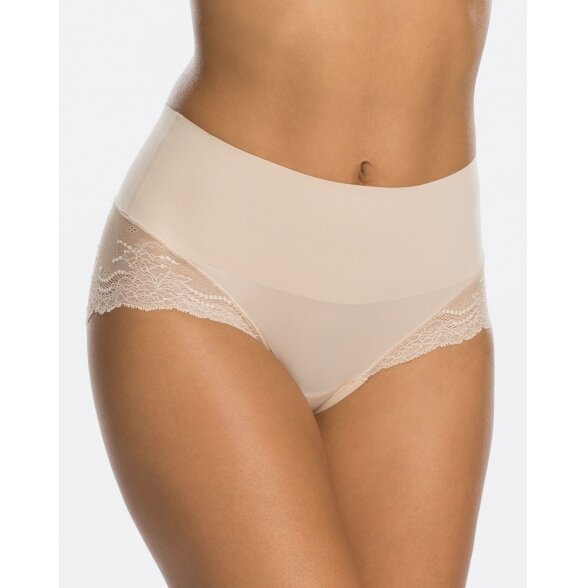 SPANX Undie-tectable Lace Hi-Hipster утягивающие трусы 1