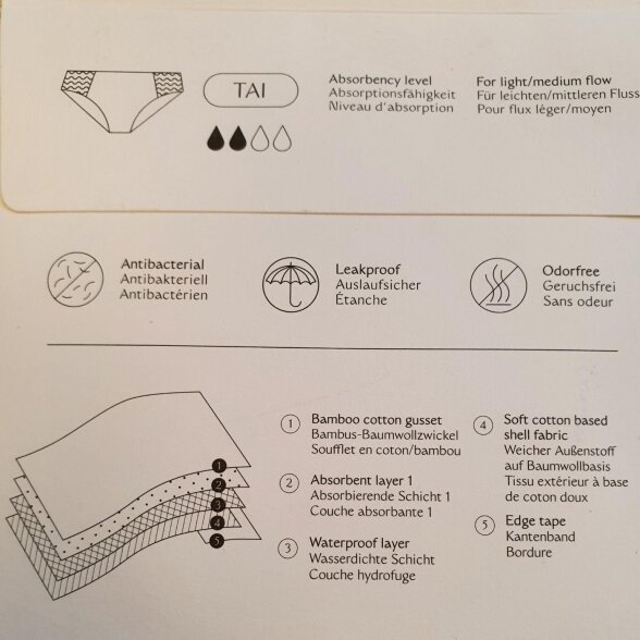 Triumph Freedom Briefs Tai EX sieviešu menstruāciju biksītes 5