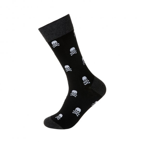 Men's Funny long socks SKULLS 1